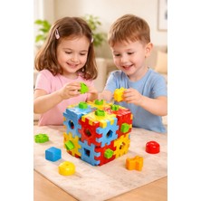 Feyza Design Çocuklar Için Çok Parçalı Eğitici Puzzle - Zeka ve Ince Motor Geliştirici