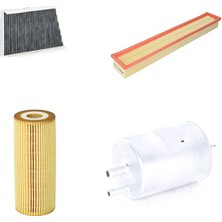 Sardes Filtre Seti Mercedes C Serisi W203 C 180 2001-2007 Benzinli 4lü Hava + Yağ F. + Yakıt + Polen
