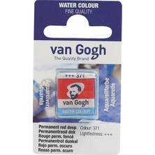 Van Gogh Permanent Red D 371 Yedek Sulu Boya Renkli Ve Şeffaf Özellikte