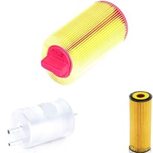 Sardes Filtre Seti Mercedes C Serisi W203 C 180 Kompressor 2001-2007 Benzinli 3lü Hava + Yağ F. + Yakıt Filtre