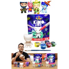 Feyza Design Kimo KM-5003 Boyama ve Figür Yapma Oyunu - Eğitici Çocuk Oyunu