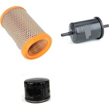 Sardes Filtre Seti Renault Megane I 1.6 Benzin 1998-2002 3lü Hava + Yağ F. + Yakıt Filtre