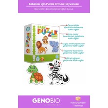 Feyza Design Orman Hayvanları Puzzle 28 Parça - 12 Ay ve Üzeri Çocuklar Için Eğitici Aktivite