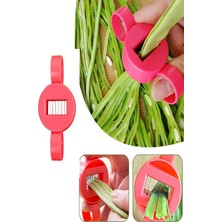 K&A Ayarlanabilir Yeşil Fasulye Dilimleme Kesici Pratik Bamya Bakla Vs Parçalayıcı Dilimleyici