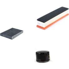 Sardes Filtre Seti Renault Clio Iı 1.5 Dci 2001-2006 Dizel 3lü Hava + Yağ F. + Polen