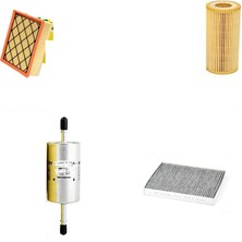 Sardes Filtre Seti Volvo C70 I 2.5 T5 Turbo 2006-2011 4lü Hava + Yağ F. + Yakıt + Polen