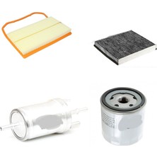 Sardes Filtre Seti Skoda Fabia 1.0 75 Beygir 2015+ Benzinli 4lü Hava + Yağ F. + Yakıt + Polen