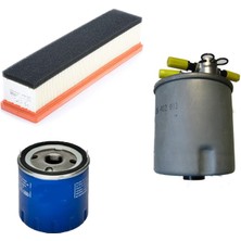 Sardes Filtre Seti Dacia Logan - Sandero 1.5 2005-2011 3lü Hava + Yağ F. + Yakıt Filtre