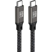 Zore QG02 Type-C To Type-C Pd3.1 Data Kablosu 240W 480MBPS 0.5 Metre