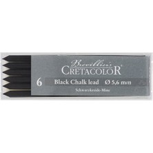 Cretacolor Portmin Uç Black Chalk 5,6mm 6'lı