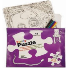 Afrodit AVM Funny Mat Puzzle - Sevimli Dostlar 30X40CM