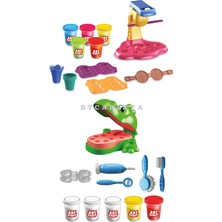 Feyza Design Dinozor Dişçi Oyun Hamur Seti - Eğitici ve Zeka Geliştirici