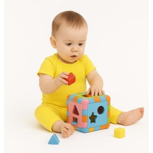 Feyza Design Aynalı Bul-Tak Küp Bebek Zeka Geliştirici Oyuncak
