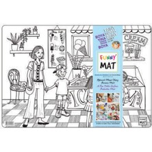 Virtustore Funny Mat - Dondurma Dükkânı 33,5X48CM