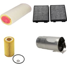 Sardes Filtre Seti Bmw E39 2.0 Dizel 4lü Hava + Yağ F. + Yakıt + Polen