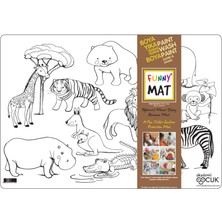 Virtustore Funny Mat - Vahşi Hayvanlar 33,5X48CM