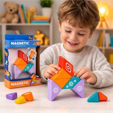 Feyza Design Zeka Geliştiren Manyetik Yapı Oyunu - 6 Parça