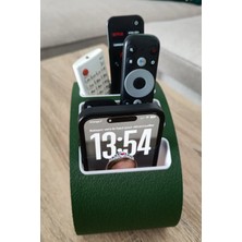 Genç 3D 4 Kumanda ve Telefon Bölmeli Masaüstü Organizer - Tv Uydu Klima Düzenleyici Stand