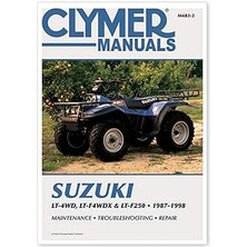 SHC4200 Suzuki LT-4WD, LT-F4WDX &amp; LT-F250 Atv (1987-1998) Service Repair Manual