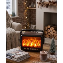 Senson Dekoratif Şömine Görünümlü Bluetooth Hoparlör Radyo USB Tf Destekli - Lisinya