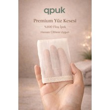 Premium Yüz Kesesi – Hassas - Noraml Ciltler Için %100 Floş Ipek Banyo Duş Sonrası (Kadın & Erkek)