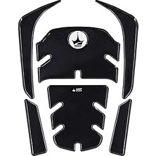 SHC4200 7 Parça Honda FORZA250 2024 ile Uyumlu Kaydırmaz Tank Pad – 6d Karbon | Çizilmeye Karşı Kalkan, Mot