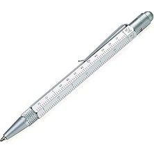 SHC4200 Troika PIP22SI PIP22SI Construction Sytlus Mini Tükenmez Kalem Gümüş