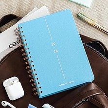 SHC4200 2026 A5 Spiralli Keten Haftalık Ajanda 12 Aylık - Bebek