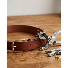 Senson Kemer Delme Aparatı 2li Set Deri Kemer Çanta Ayakkabı Delme Pensesi - Lisinya