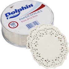 Dolphin Dantel Çay Altı 9 Cm 5000 Adet 10 Paket Özel Tasarım Kağıt