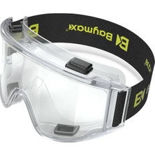 Braventa Collection S550 Grand Şeffaf Toz Çapak Koruyucu Güvenlik Gözlüğü Şeffaf Lens Ayarlanabilir Lastikli Işçi Gözlüğ