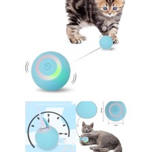 Feyza Design Akıllı Interaktif Mavi Evcil Hayvan Oyuncağı - Kedi Zeka Topu