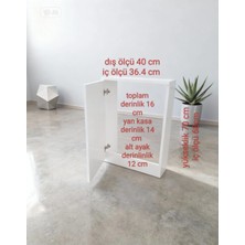 Boru Gizleme Dolabı 40*70 Beyaz