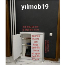 Boru Gizleme Dolabı 90*90 Beyaz
