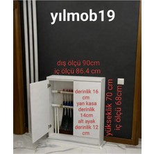 Boru Gizleme Dolabı 90*70 Beyaz