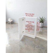 Kombi Altı Boru Gizleme 55*70 Beyaz