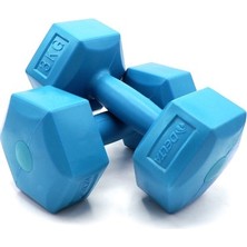 3kg Plasti̇k Köşeli̇ Dambil 2 Parça (5446)