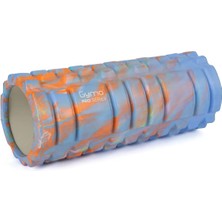 Gymo Pro Series Foam Roller Pilates Masaj Rulosu Kamuflaj Mavi