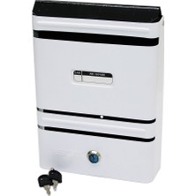 Metal Beyaz Posta Kutusu 27X19 cm (5446)