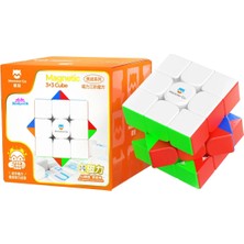 Feyza Design Manyetik Zeka Küpü 3x3 Stickersız Akıl Oyunu