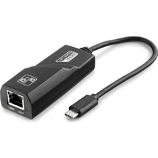 Emh Store Type-C USB Ethernet Adaptör 10/100 Mbps - Siyah HDX5275