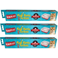 Koroplast Kedi Kumu Torbası 7 Li x 3 Ekstra Güçlü Koku Filtresi Ve Ergonomik Yapı