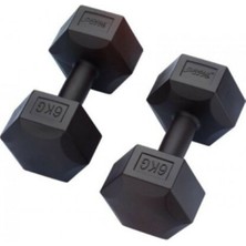 6kg Plasti̇k Köşeli̇ Dambil 2 Parça (5446)