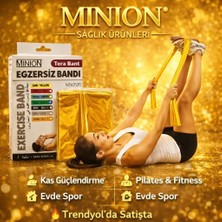 Minion Terra Egzersiz Bandı Tera Bant Pilates Bandı