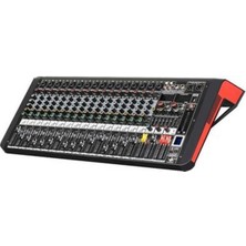 König KG-16FX 16 Kanal Deck Mikser 16 Kanal Giriş Kapasitesi ile Güçlü Ses Kontrolü