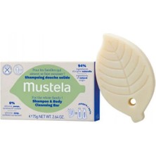 Mustela 75 G Şampuan ve Vücut Temizleme Barı Hassas Ciltler İçin Doğal Bitkisel Özlü