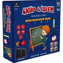 Feyza Design 4 Küp 4 Işlem Kutu Oyunu - Matematik Eğitici Oyuncak
