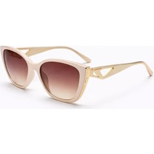 Toz Vintage Ravinel Beyaz Retro Kare Kemik  Unisex UV400 Vintage Retro Güneş Gözlüğü