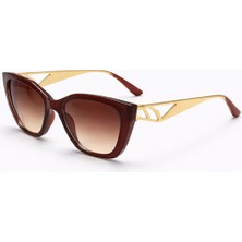 Toz Vintage Ravinel Kahverengi Retro Kare Kemik  Unisex UV400 Vintage Retro Güneş Gözlüğü