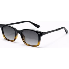 Toz Vintage Surton Siyah Sarı Retro Kemik  Unisex UV400 Vintage Retro Güneş Gözlüğü